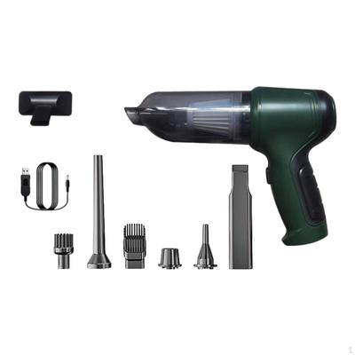 Car Vacuum Cleaner Automotive Interior for Pet Hair Carpets Green