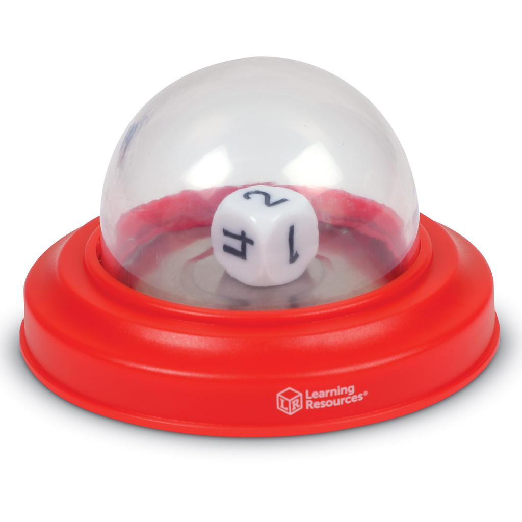 Learning Resources Dice Dice Popper Authentic Recoil-Powered Roller, LER3766,