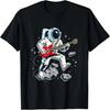 Wear Cool Space Astronaut Rock & Roll Music Guitar Graphic T-Shirt