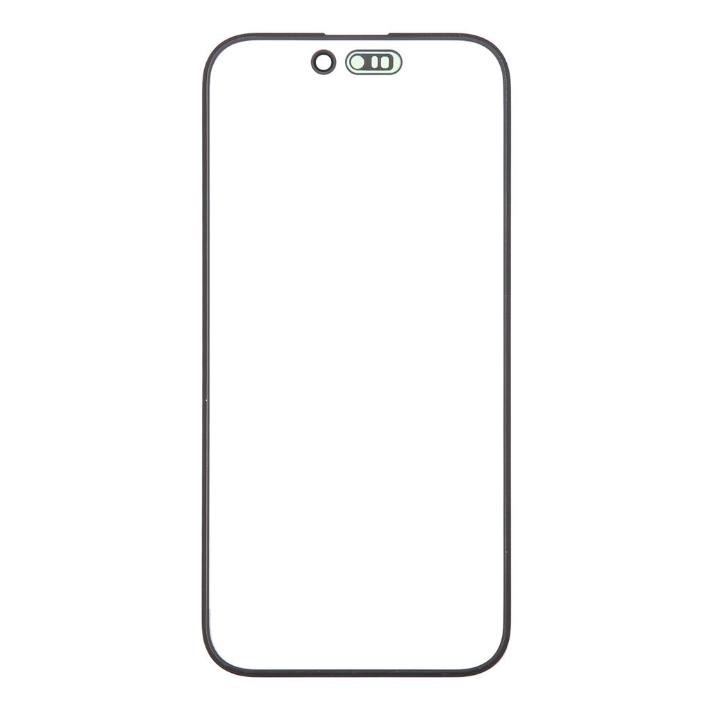 For iPhone 16 Plus Front Screen Glass Lens+OCA Adhesive Replacement Parts (Without Logo)