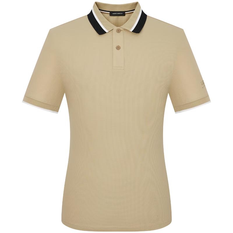 Baoxiniao Men's Business Casual Short Sleeve Polo Shirt EST252960U