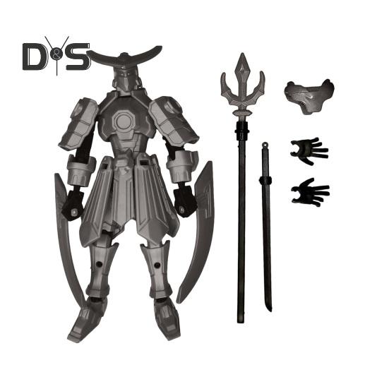 

Фигурка робота с аксессуарами, подвижные суставы, 3D-печатная модель робота, игрушка для снятия стресса, шарнирная фигурка-манекен, украшение