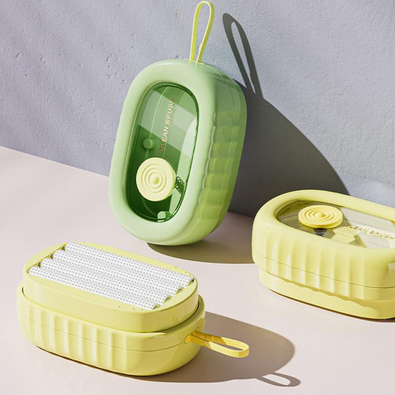 Laundry Brush Roller Multi-Purpose Caddy Handheld - Household Foam Roller, Soft Bristles, Hand Laundry Scrubber