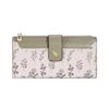Organ Card Holder Portable Women Long Wallet Flower Card Pouch Multiple Cards Purse Korean Style Classic Clutch Money Bag Dating