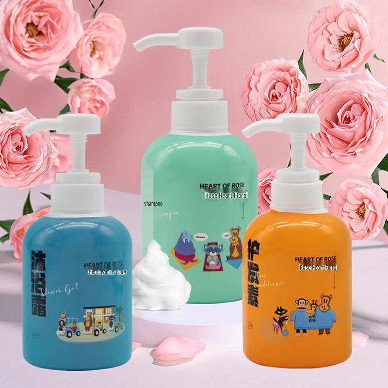 Paul Frank Rose Heart Hair & Body Care Set