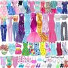 Conjunto de Roupas para Bonecas com 40 Peças para Bonecas de 28-30cm 11-11.8 Polegadas com Saias Biquíni Sapatos Brinquedos de Tecido