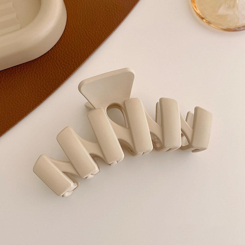 Solid Vintage Matte Geometric Hair Claws For Women Thick Hair Strong Hold Sweet Hair Clips Hairpins Fashion Hair Accessories