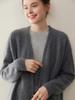 Autumn/Winter Luxury Cashmere Women's Versatile Knit Cardigan Coat