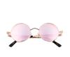 FEISEDY Retro Steampunk Style Punk Metal Round Sunglasses for Men and B1857 Sunglasses, Women, Unisex,