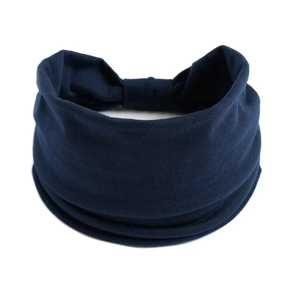 Boho Knot Turbans Yoga Elastic Head Wrap Women Headband Wide Hairbands Headwear Floral Bandanas Fashion Hair Band Accessories