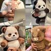 Kyloe Sheep Panda Plush Toy With Soft Short Plush For Kids And Collectors