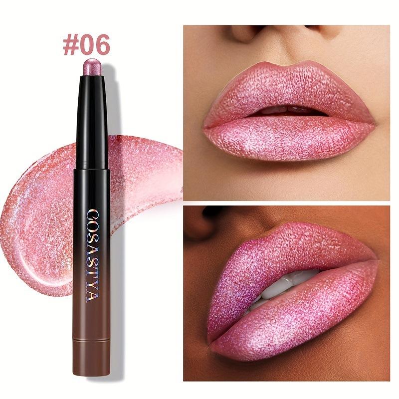 Bright & Tempting Lipstick Waterproof Long-Lasting Moisturizing Lipstick Matte Finish Lip Stain In 8 Vibrant Shades Creamy Texture Easy Application