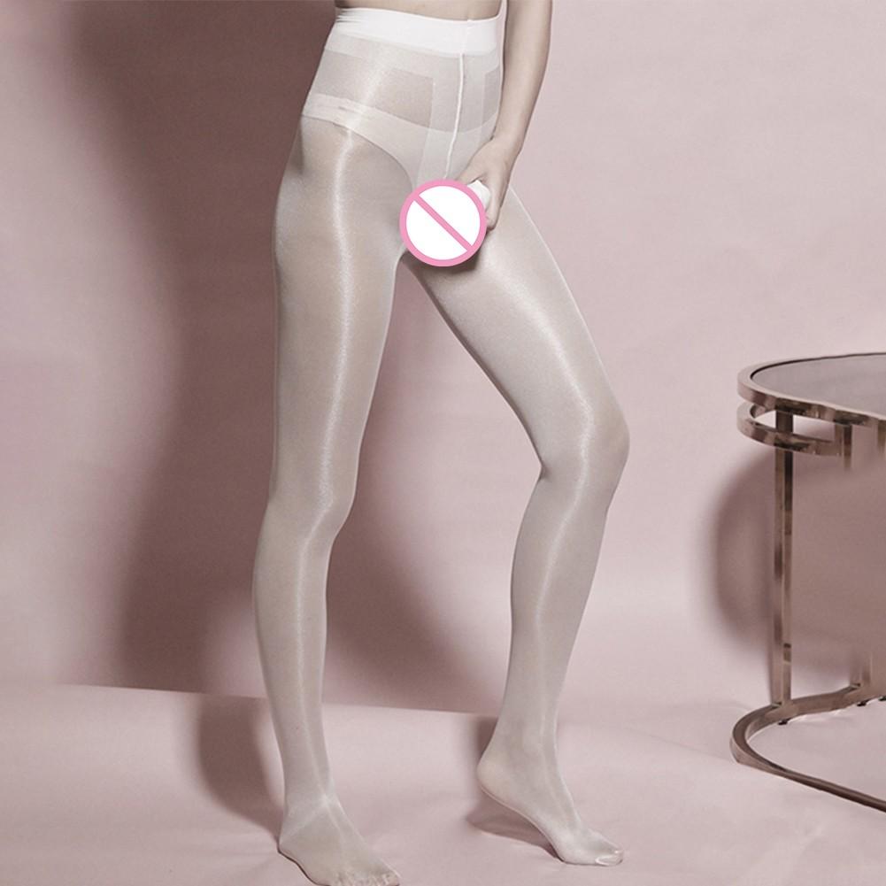 Glatte strømpebuksestrømper for menn Utral-tynn fri størrelse