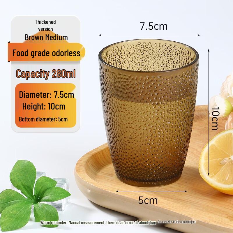 ZISIZ Acrylic Buffet Cup