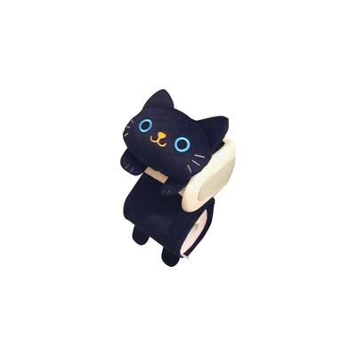 Cat Plush Toilet Paper Holder Cover Cute Cat Design Bathroom Accessory