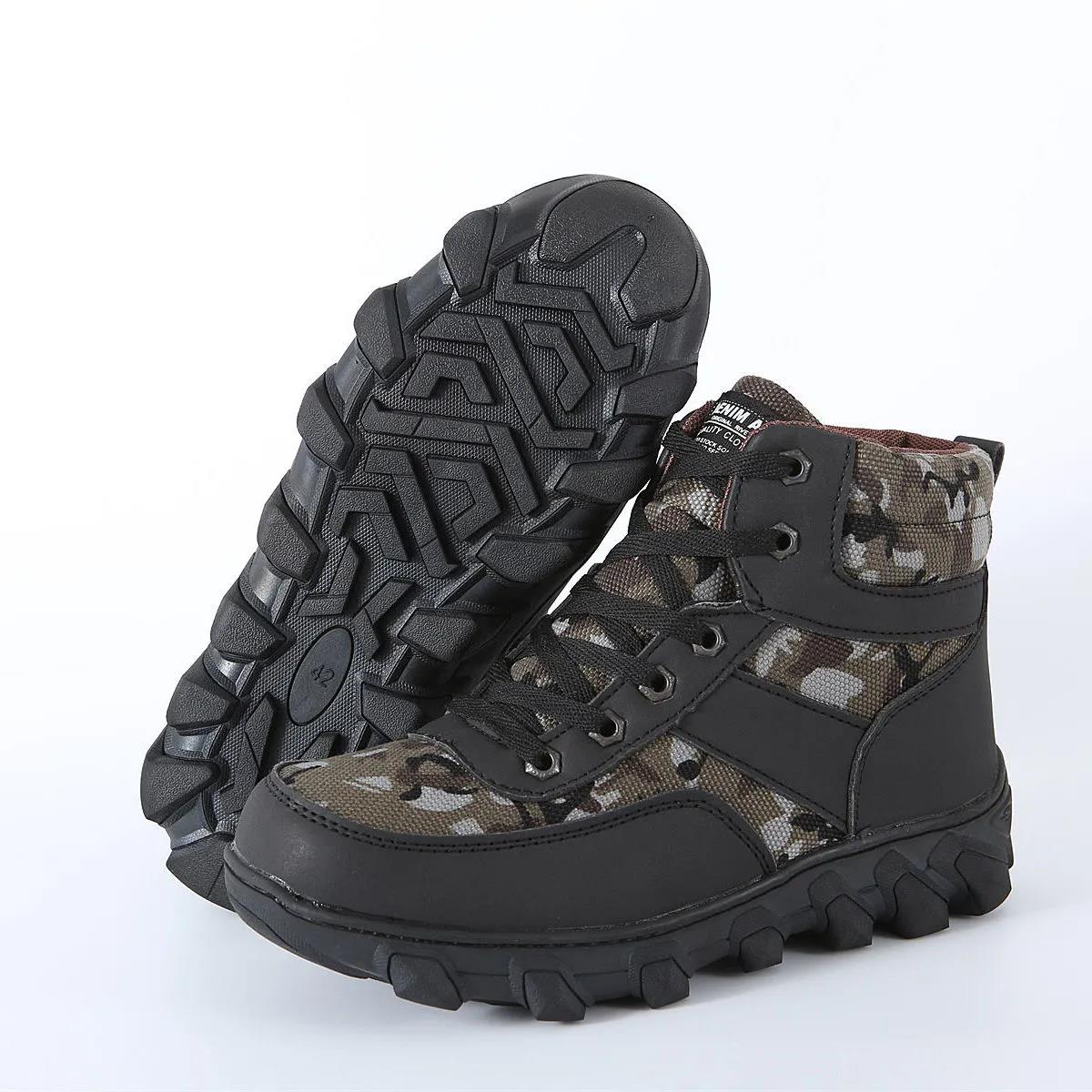 

Чоловічі зимові теплі зимові черевики, плюшеві потовщені спортивні черевики на відкритому повітрі, водонепроникні нековзкі високі бавовняні черевики 39