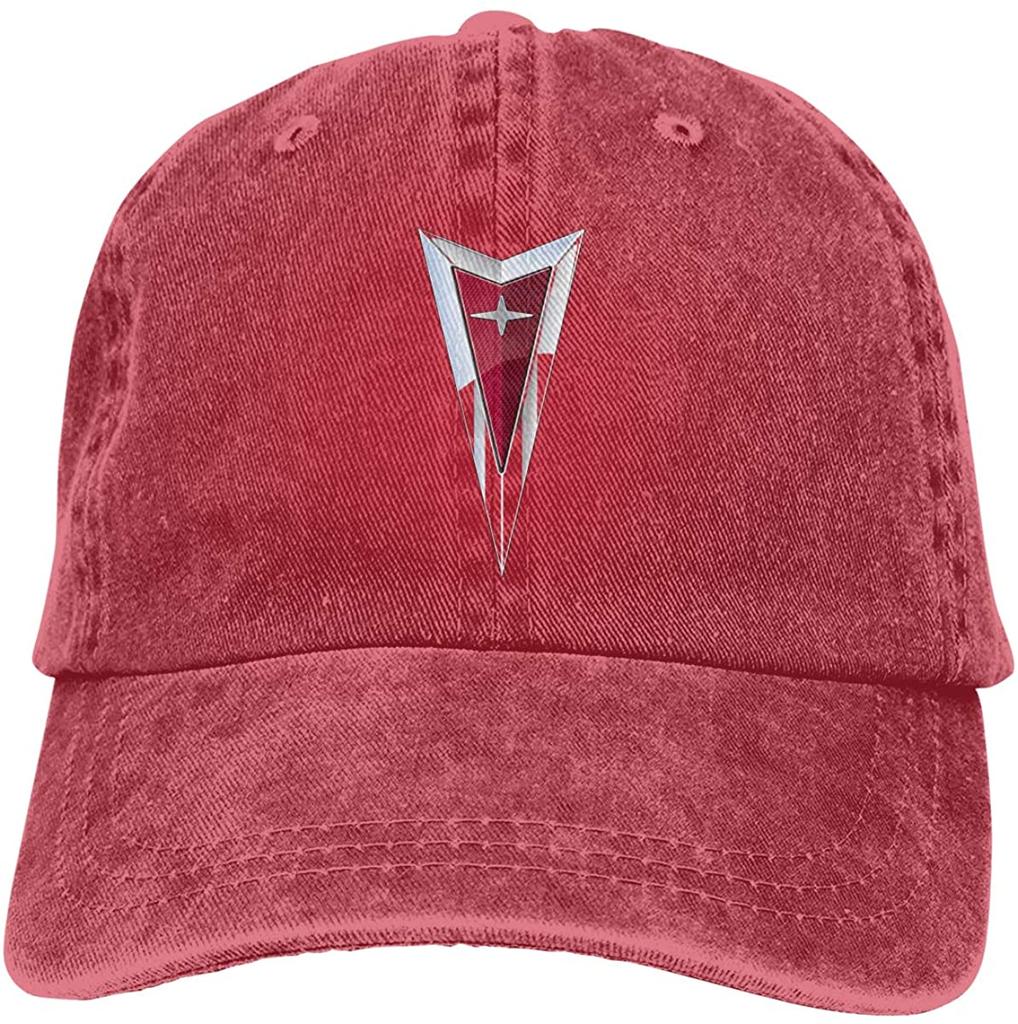 Nyanhif Personalized Pontiac Auto Logo Fashion Hat Cap for Unisex Black