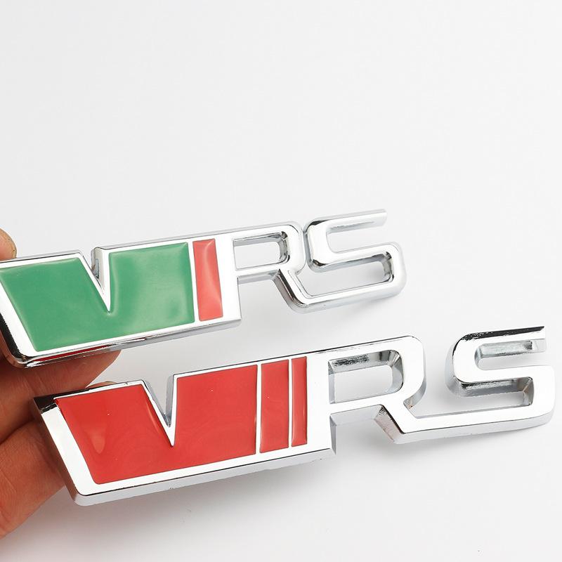 Metalen Auto Stickers VRS Logo Voor Octavia 2 3 Kamiq Kodiaq Karoq RS Superb Fabia Rapid Favorit VRS Embleem Badge Accessoires