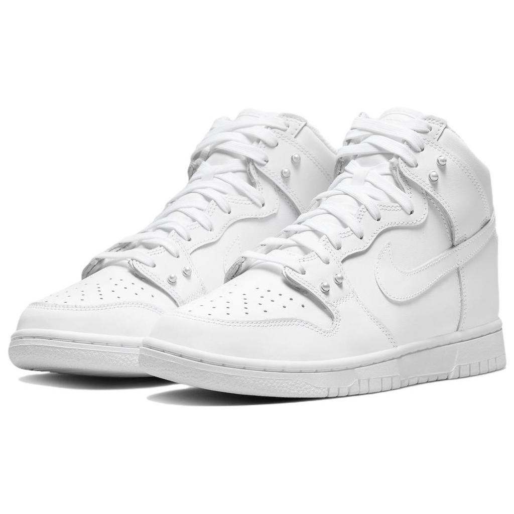 New Nike Dunk High Se Pearl White Women's DM7607-100