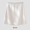 Rong Tai Vinegar Fiber Wool High-Waisted A-Line Mini Skirt - Elegant & Slimming for Petite Figures