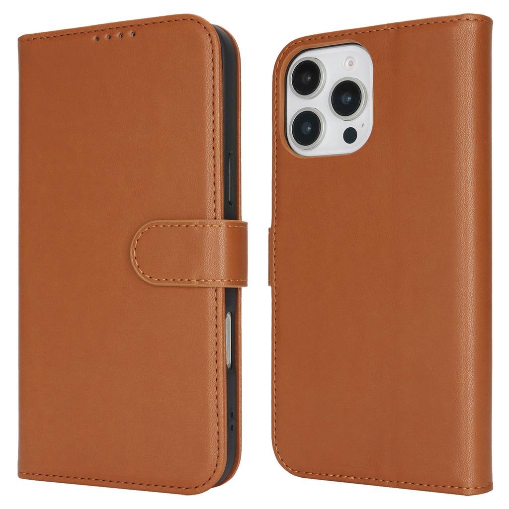 For iPhone 16 Pro Max Stand Case Shockproof Leather Wallet Phone Cover