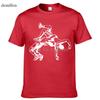 Funny Printed Men T Shirt Newest Wrestling Muay Thai T Shirt Casual O Neck Short Sleeve