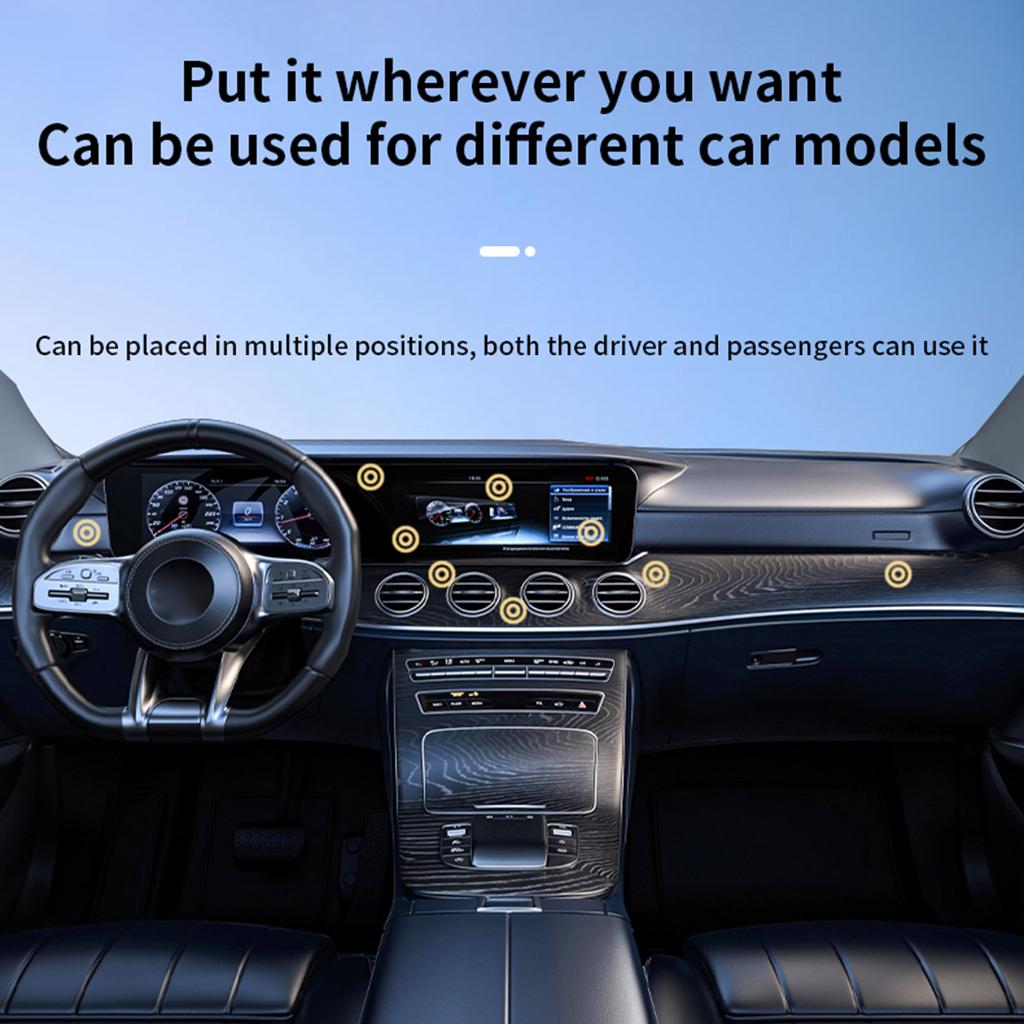 Car Mount Bracket Rack 360 Degree Rotation Nonslip Adjustable Windshield Dashboard Stand for Phone Navigation Travel Use