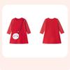 Girls Long Sleeve Christmas Dress - Cotton Fall Party Outfit