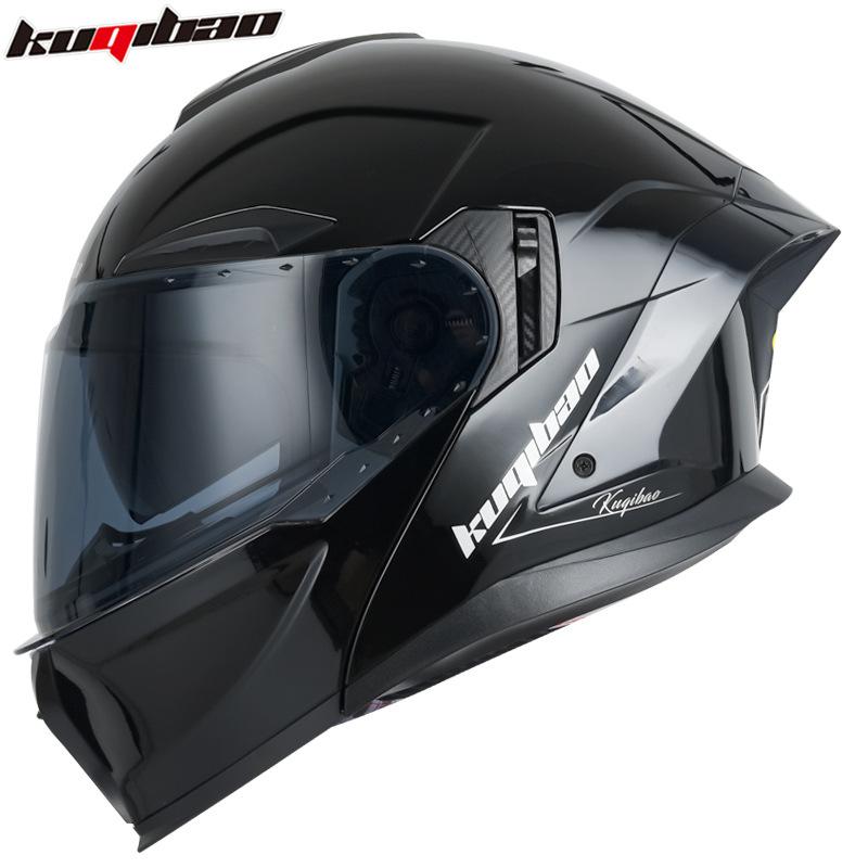

Kuqibao double lens motorcycle helmet peel-off helmet electric motorcycle bluetooth helmet M