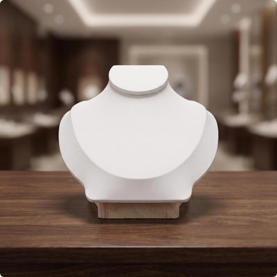 Slim Necklace Display Stand Stable Bust Premium Pendant Holder