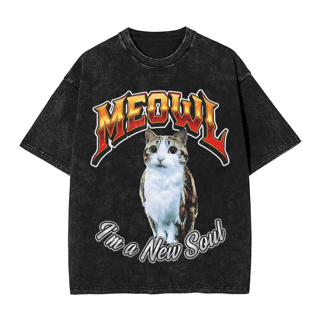 Meowl I Cant Take It Anymore Tshirt Men Crazy 100 Cotton Tee Shirt Crewneck Short Sleeve T Shirts Summer Clothing