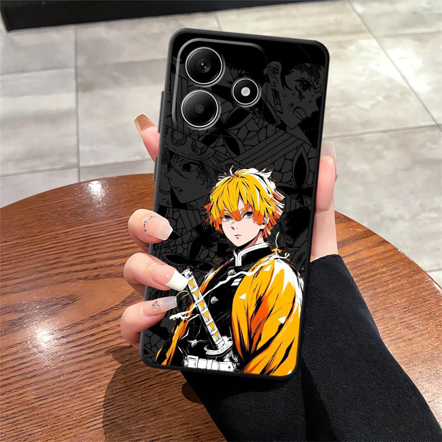 Cool Demons Anime Slayer Soft Back Phone Cover Case for Xiaomi Poco M3 M4 Pro F3 F4 F5 C65 X3 X4 X5 M5 C50 C51