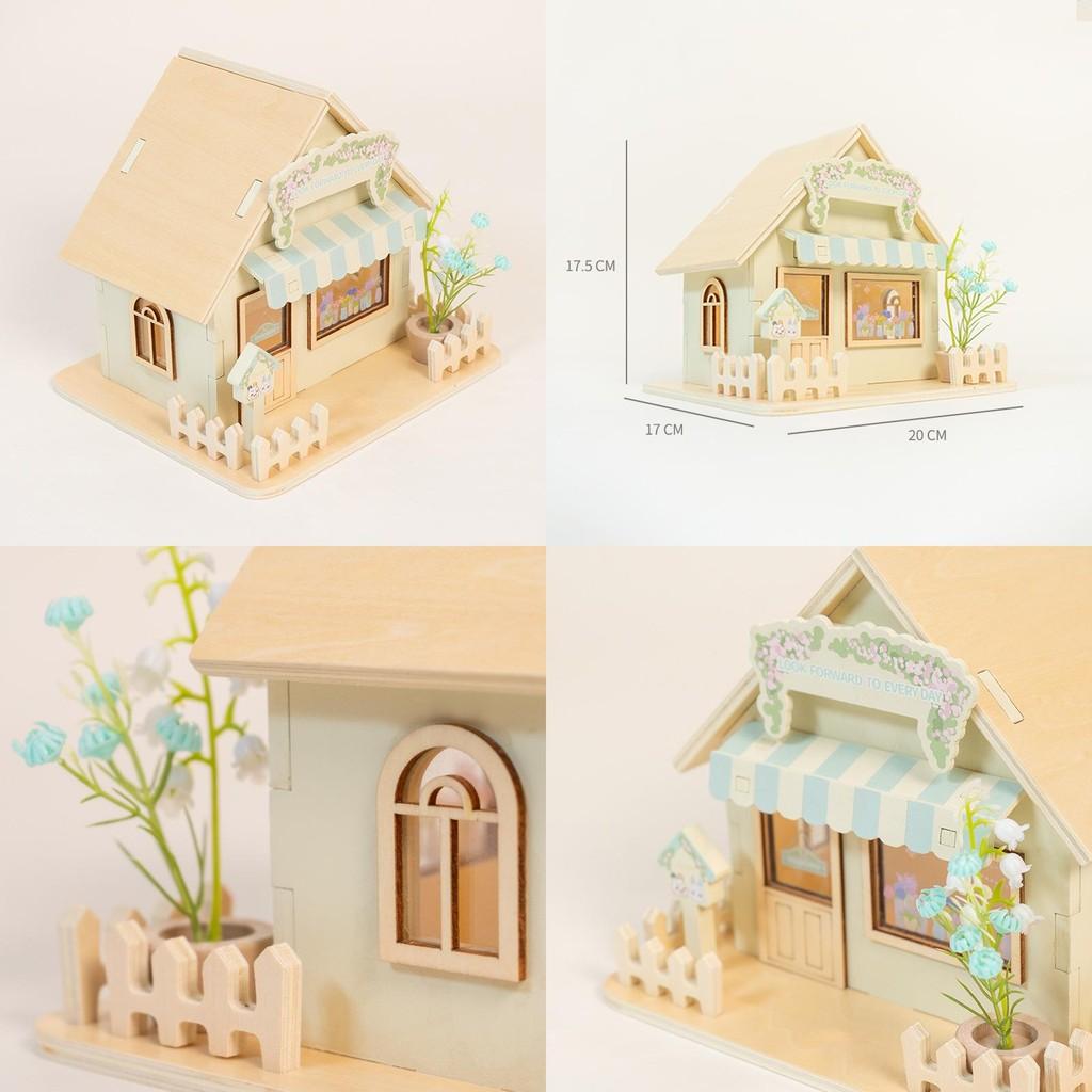 Night Wooden Children Lamp Assembly Toys Play Visual Motor Development Skills