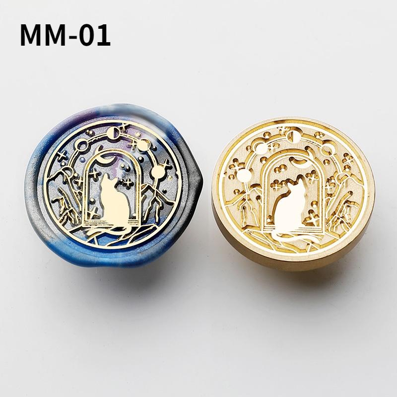 1PC 3cm Wax Seal Metal Copper Head DIY Crafts People and Animals Series Seal Wax Seal Envelope Wedding Invitation Wax Seal