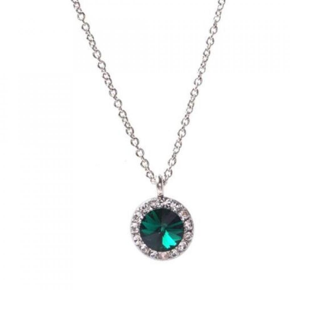 New ArrivalS Open Run Riredan Women S Necklace Green Circle
