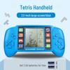 "Classic Large-Screen Retro Tetris Handheld Game Console for Kids"