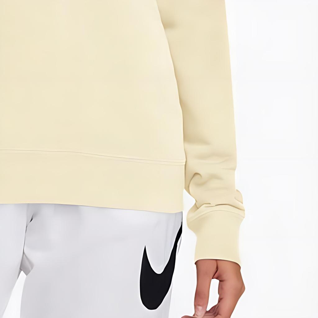 Nike Swoosh "Coconut Milk/Amber Brown/White" sweatshirt Women's FN3629-113