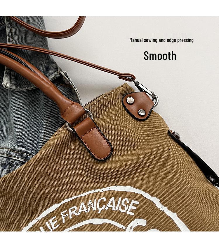 2024 Trendy Women's Letter Tote Handbags: Large Capacity, Casual Commuting, One-Shoulder & Crossbody