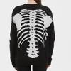 Unisex Gestrickte Pullover mit Jacquard-Muster, Frühling, Herbst, lässige, lockere Strickjacke für Männer und Frauen, Übergröße, Halloween, Y2K-Strickjacken