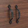 2.6-Inch (6.6cm) Cabinet Hardware Handle Pull, Zinc Alloy Sliding Door Handles for Gates Cabinet Drawer Door, Black, Pack of 10