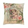 Nordic Victorian Angel Cushion Cover Velvet Fairies Sea Throw Pillow Case Living Room Decoration Pillowcase