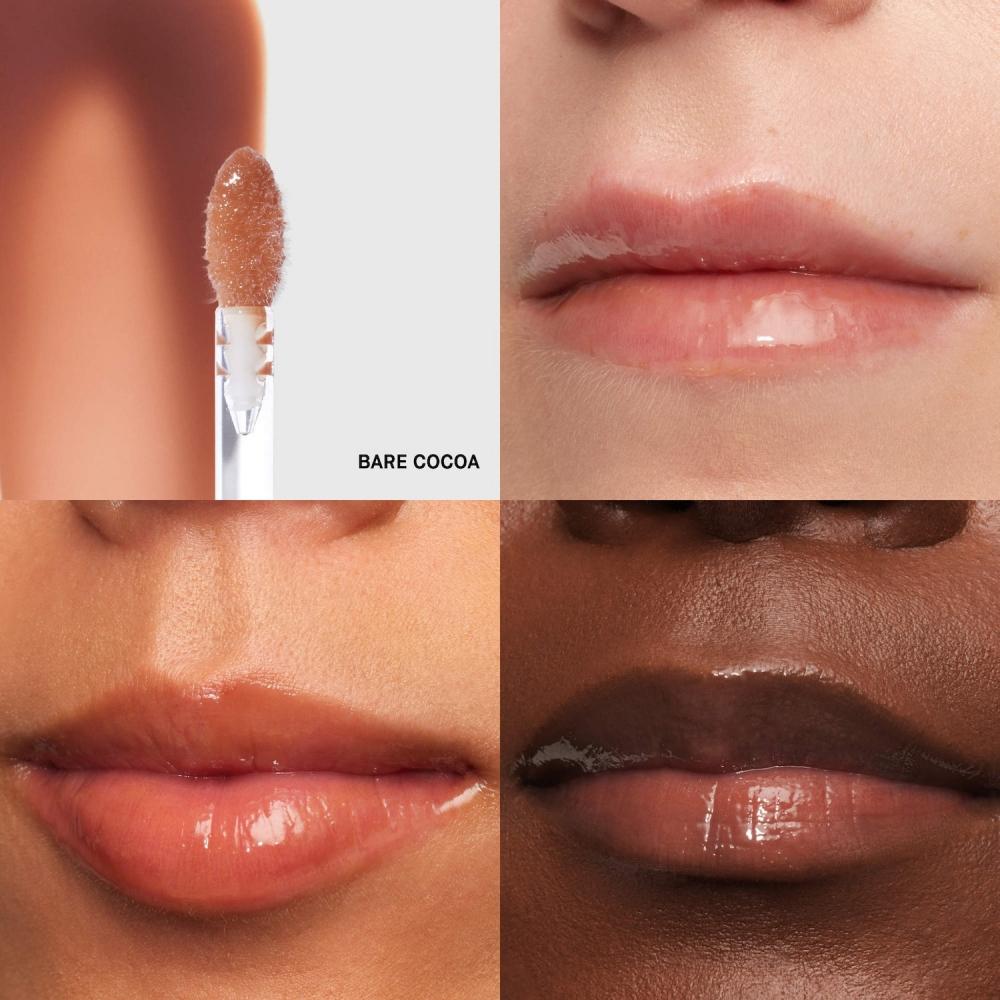 Bobbi Brown Extra Plump Hydrating Lip Oil 0.2 Oz Bare Cocoa Milky Chocolate Brown