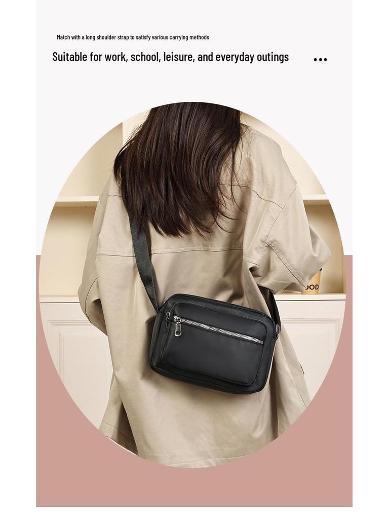 Sac bandoulière Oxford multicouche imperméable pour femmes