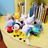 19cm/7.48in Genuine Peppa Pig Plush Filled Kawaii Pendant Doll Toy George & Friends Key Chain Home Party Decorative Toys Gift