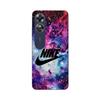 Phone Case - MANIACASE - Oppo A17 - Silicone TPU - Flexible - Stylish Black Nike Logo