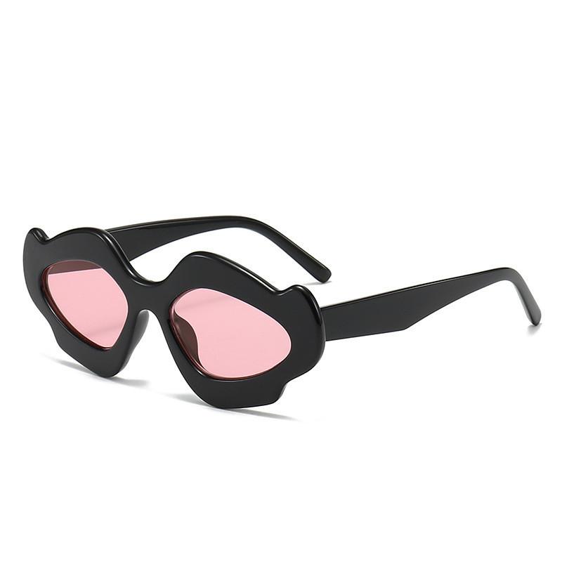 Fashion Lip Sunglasses 2023 Latest Ins Style European And American Trendy Shades Women Stage Runway Show StyleF