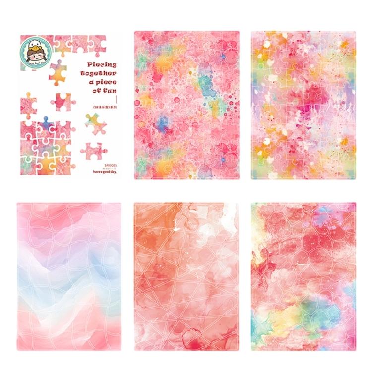 

5Pieces Decorative Aesthetic Sticker Adhesive Watercolor Sticker for Scrapbook Journal Notebook Album Phone Pakcaging