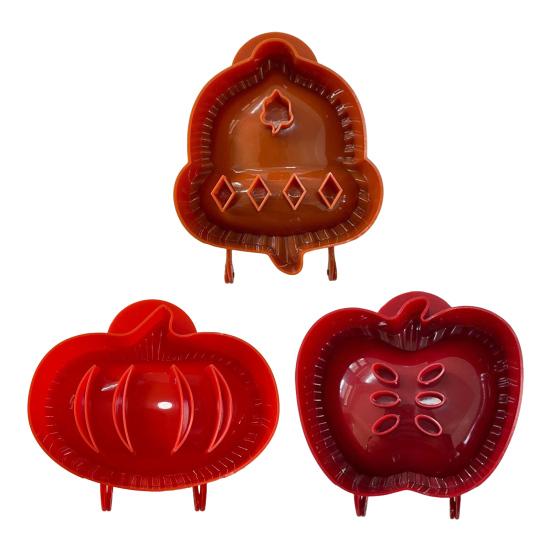 Mini Pastetenförmchen Teigpresse Taschenpastetenform Apfel Kürbis Eichelformen Ausstechformen Feiertagsbackwerkzeuge