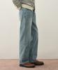 DRAW FIT Usual Semi-Wide Denim Pants [Dusty Blue]