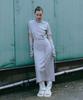 320 Showroom Turtle Neck Wrap Long One Piece Gray (Warmer Included)